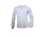 Белая блузка с длинным рукавом, на молнии, арт. 599533.